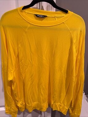 Splits59 Woman’s Bright Yellow Crewneck Sweater
